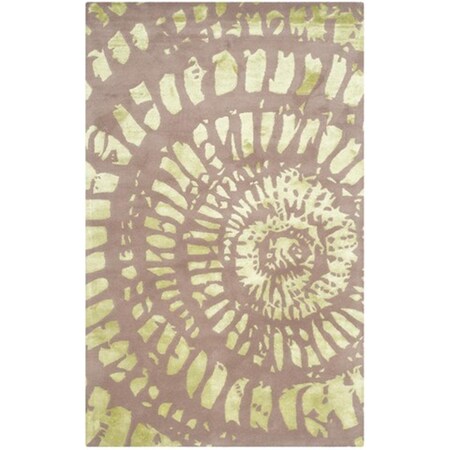 Safavieh Capri Hand Tufted Rectangle Rug- Plum - Mist- 4 x 6 ft. CPR411A-4